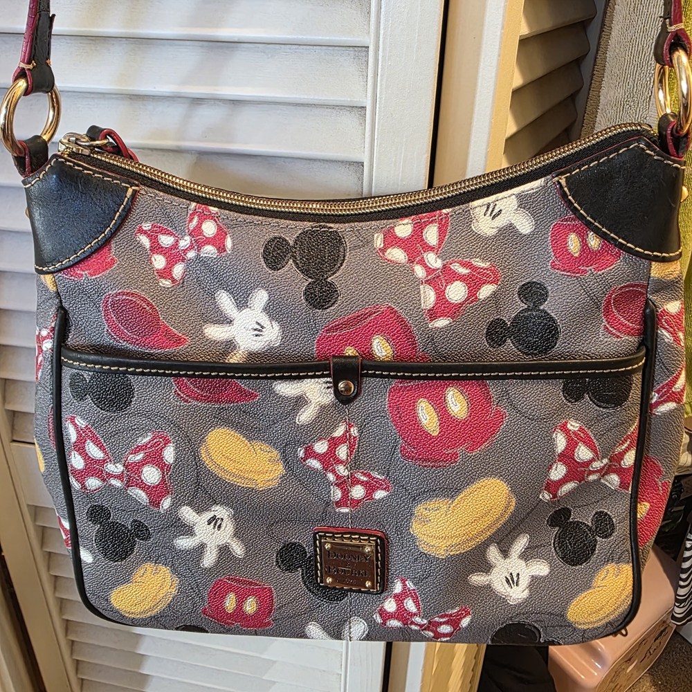 Dooney & Bourke Disney Mickey Crossbody Bag - Black and Red